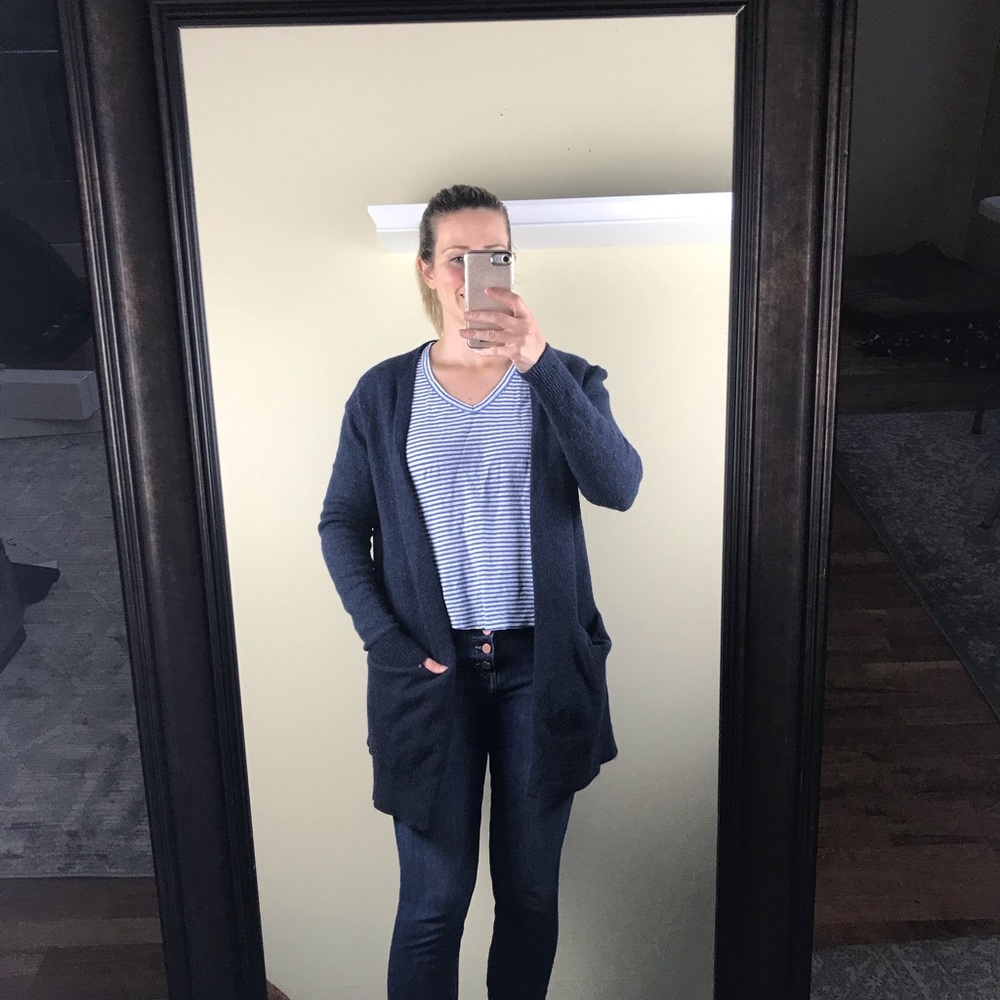 Madewell Ryder Navy Cardigan